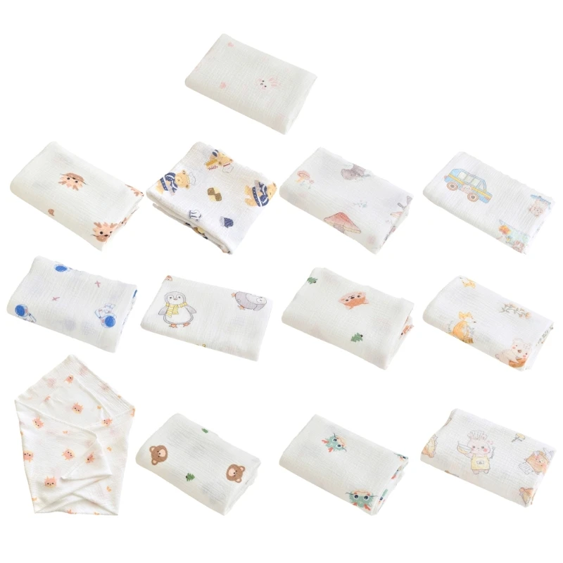 

Multifunction Baby Swaddles Blanket Infant Sleeping Towel Printed Crib Bed Sheet Comfortable Quilts Bath Towel 100x100cm