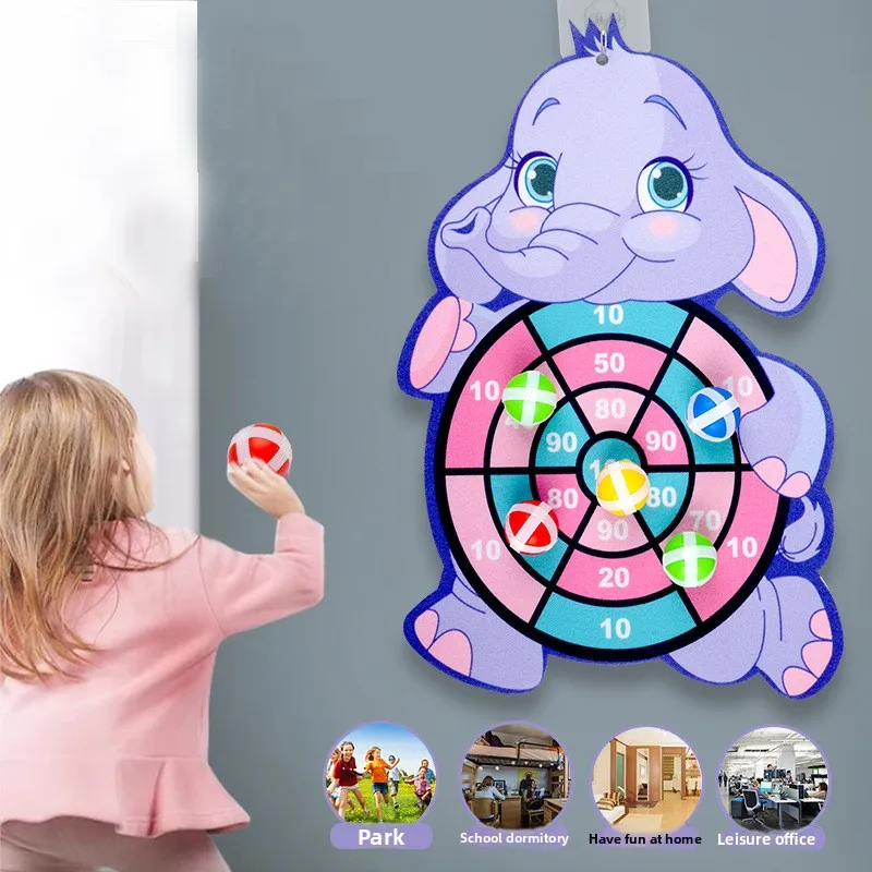 

Educational Games Dart Board Stickey Ball Dart Kid Toy Child Montessori Games Indoor Sports for Children Montessori Toys Gift