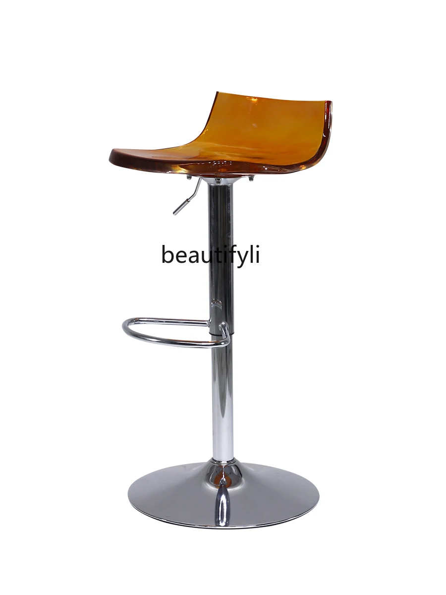 Simple Modern Home Spinning Lift Bar Swivel Chair Nordic Leisure Island Stool