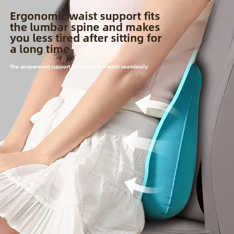 وسادة قابلة للنفخ على شكل حرف U، وسادة رقبة محمولة للسفر، وسادة على شكل حرف U للسيارة والطائرة، واقي للرقبة، وسادة رقبة للسفر #3