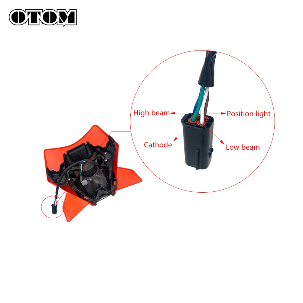 For KTM Headlight Headlamps Assembly EXC EXCF XCW XCFW 150 250 300 350 450 500 Front Halogen Lamp Head Light Motocross Enduro image 3