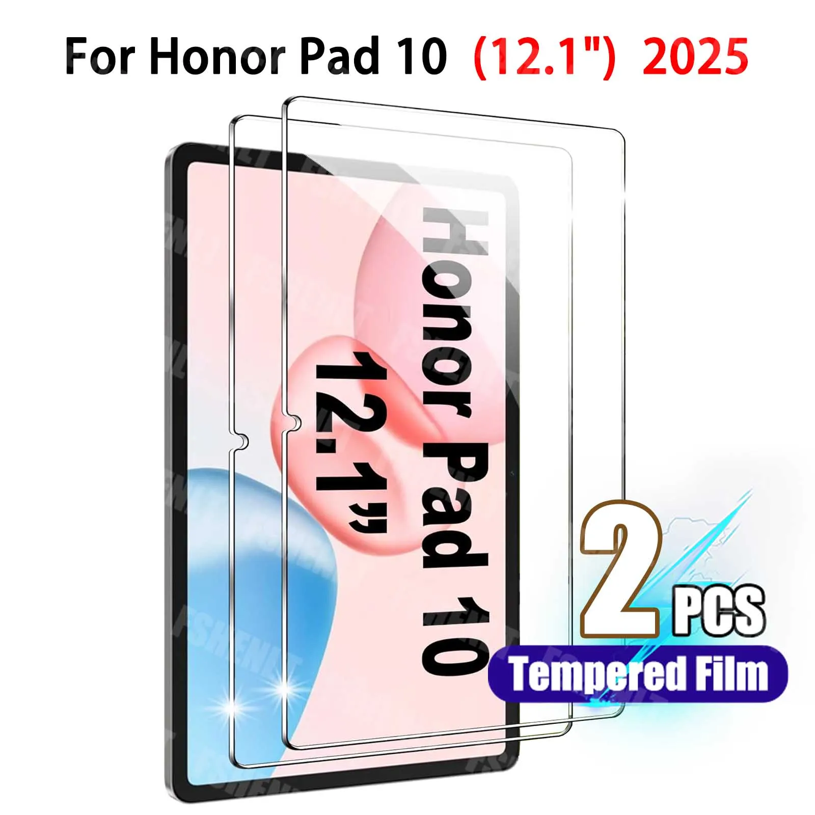 Tempered Glass for HONOR Pad 10 (12.1 Inch) 2025 HD Screen Protector Anti-scratch Tablet Film Anti-fingerprint Protective film