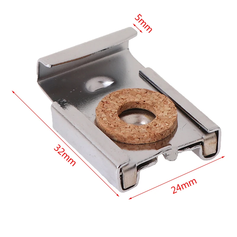 4 pz/set facile installazione bagno quadrato durevole specchio clip camera da letto regolabile