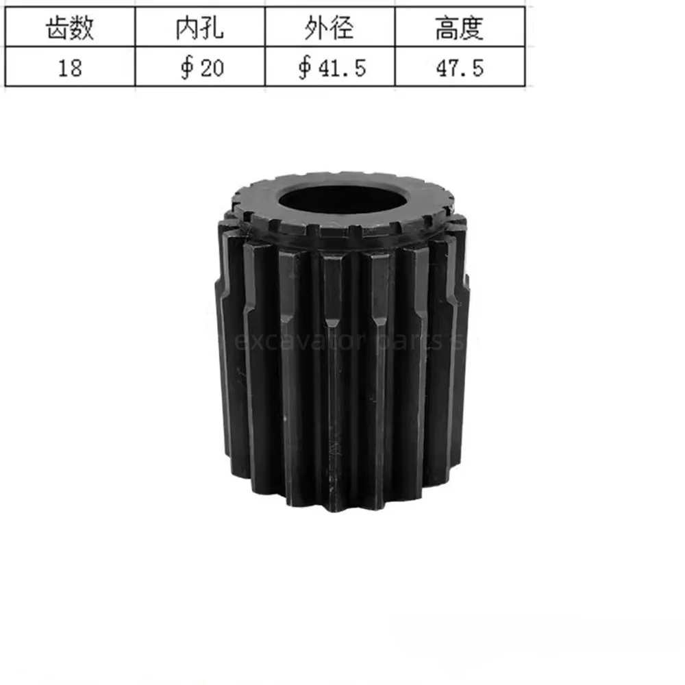 Untuk Lovol FR60-7 FR65-7 Roda Gigi Berjalan Satu Tahap dan Dua Tahap Gigi Matahari Suku Cadang Ekskavator Poros Motor Tiga Gigi