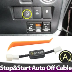 Automatic Start Stop Engine System Eliminator Device Control Sensor Plug Stop Canceller Wire For Toyota Noah Voxy R80 2014-2020