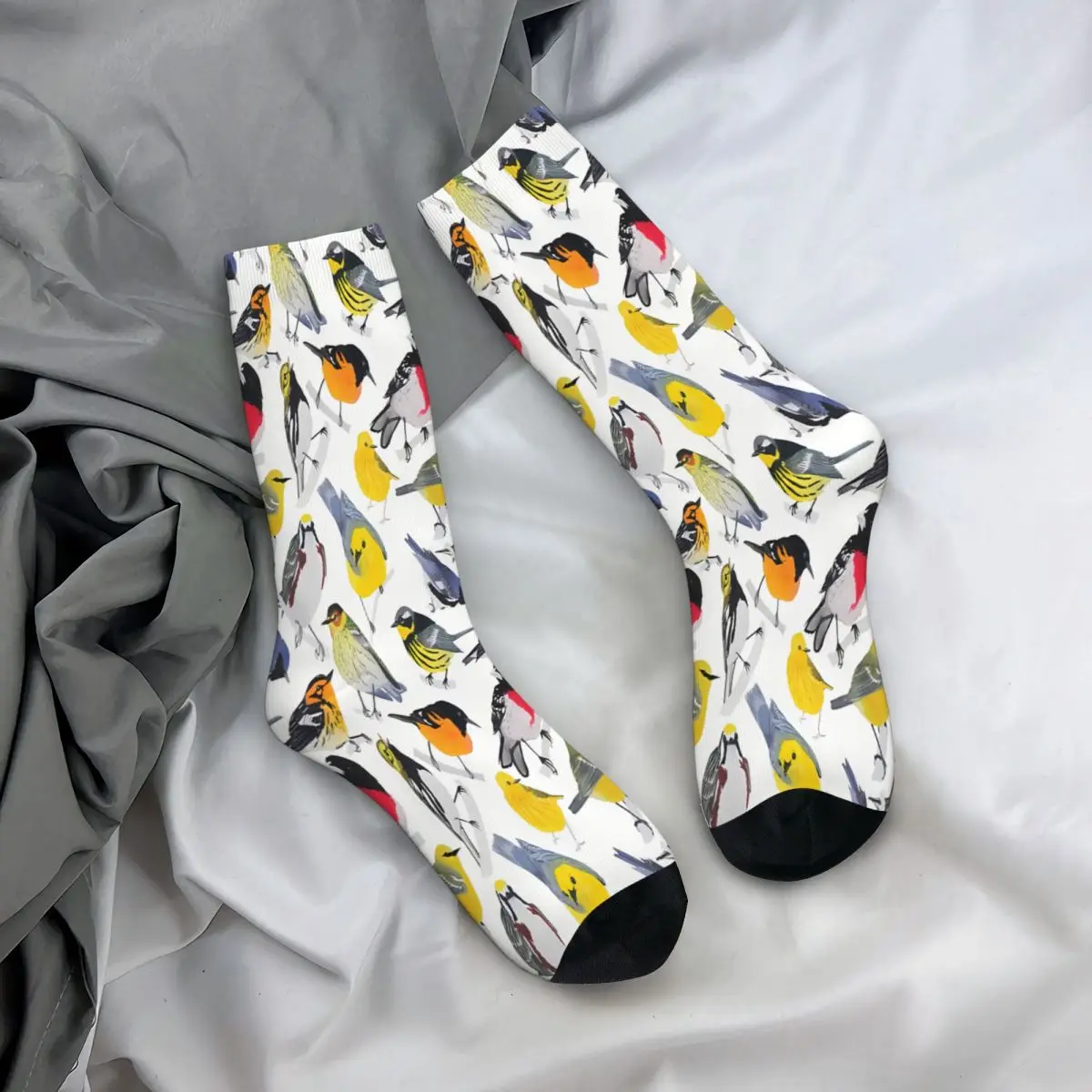 Springtime Birds Socks Male Mens Women Spring Stockings Hip Hop