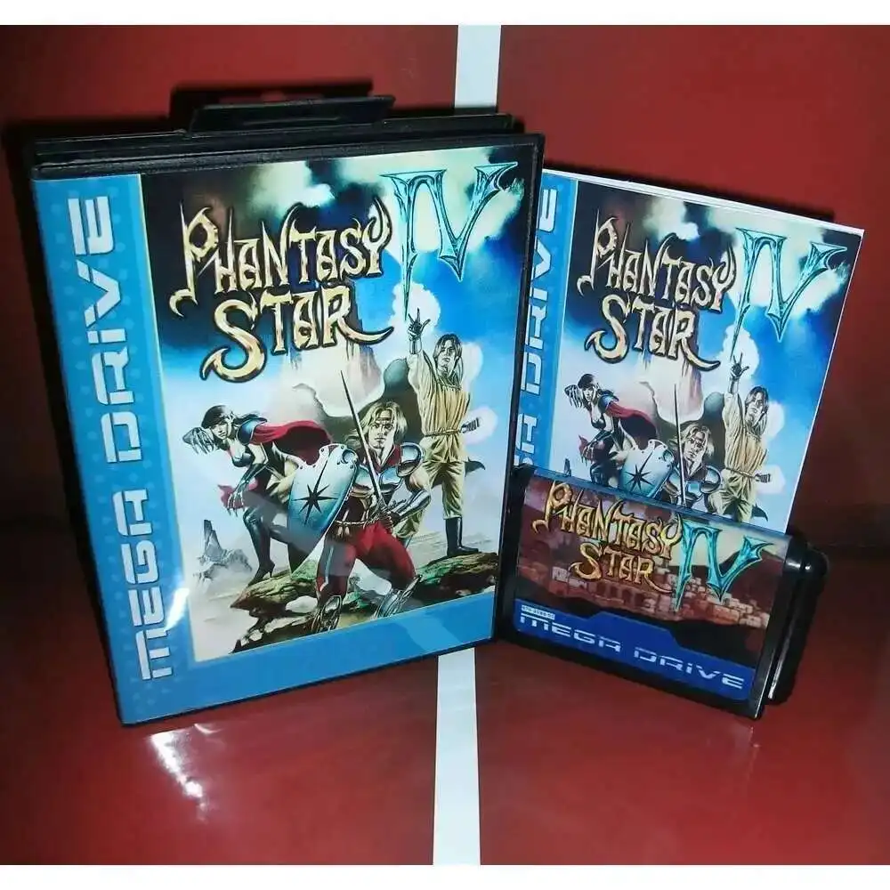 New Arrival Phantasy Star 4 16bit MD Game Card With Retail B