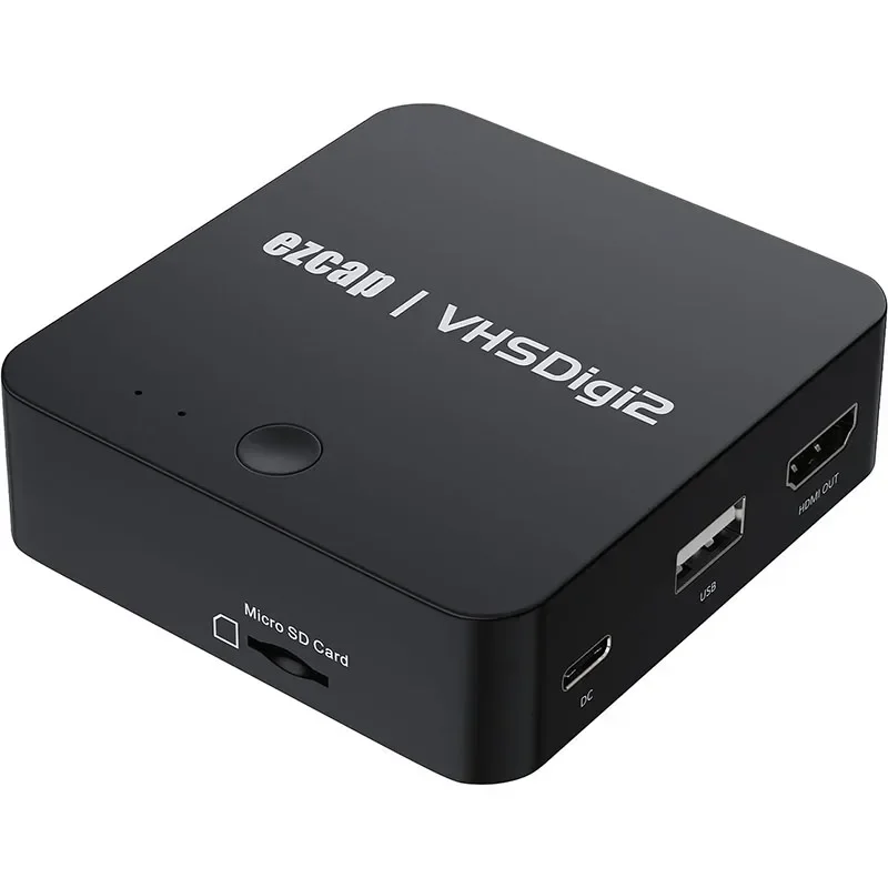 EzCAP181 AV Converter, Record & Digitalize Video From VHS, VCR,DVD Player To Digital MP4 Format, SD Card USB Driver HDMI Output