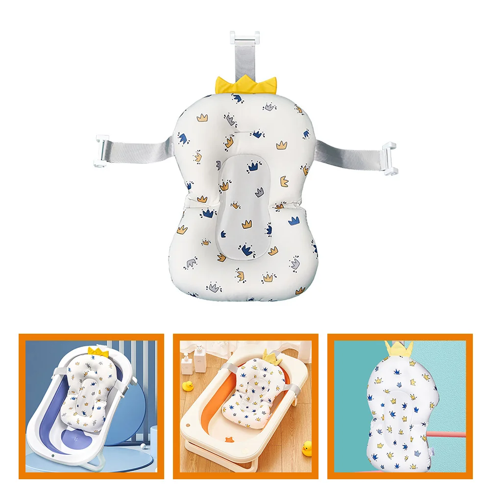 

Bath Chair Baby Mat Toddler Mats Tub for Newborn Honeycomb Mesh Cloth Sponge Support Cushion
