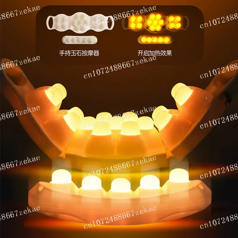 Electric Full Body Automatic Spine Lumbar Cervical Spine Cervical MMultifunctional Warm Jade Massage Bed Warm Physiotherapy Bed