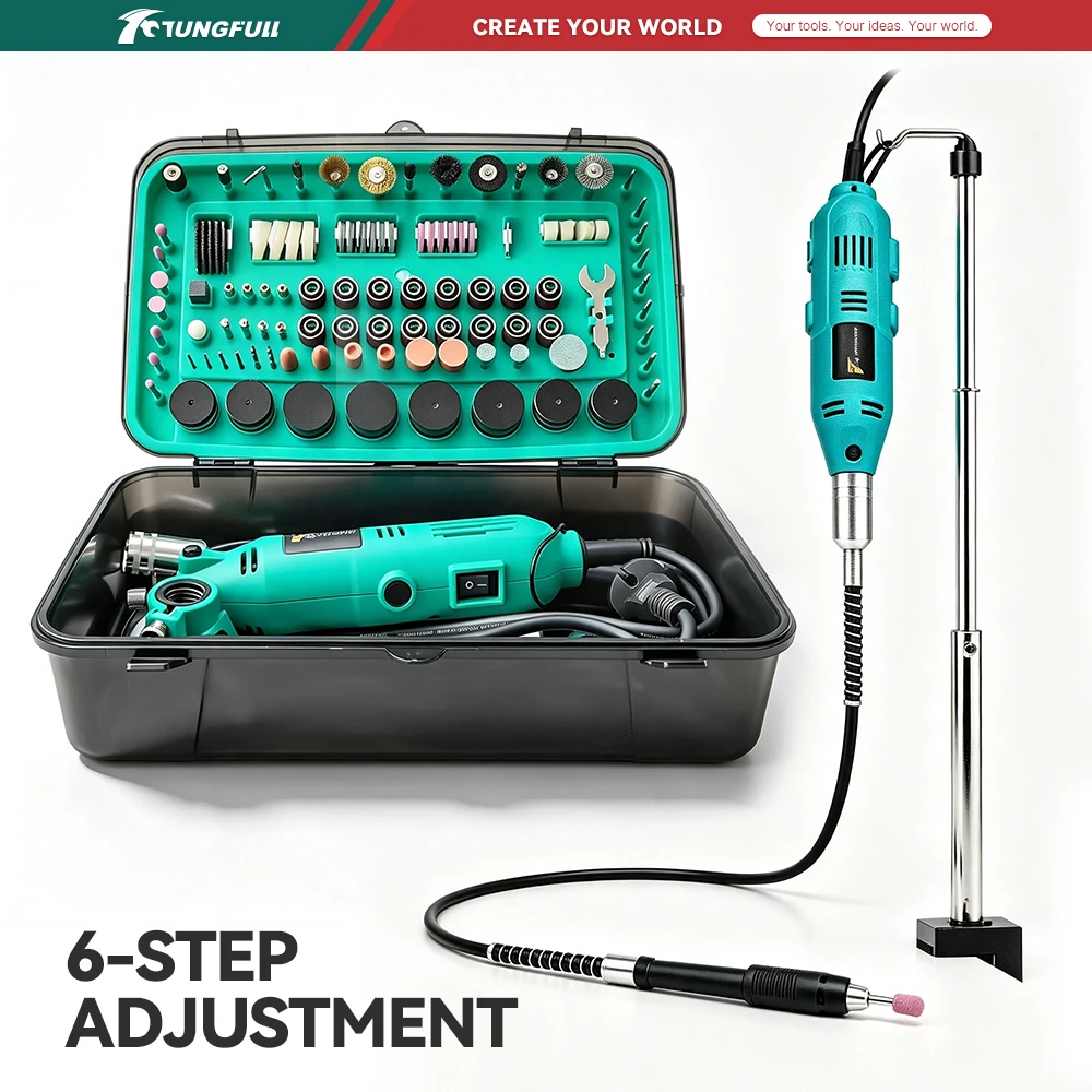 Woodworking Nails - TUNGFULL Mini Electric Grinder Set, Variable