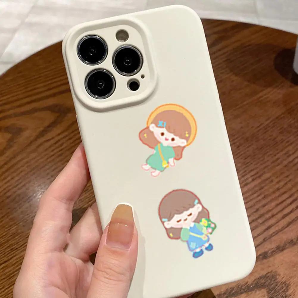 25Pcs Cute Stickers Set Kids Girls DIY Laptop Phone Diary Cute Cartoon Decorative Sticker DIY Graffiti Decals Anime Stickers
