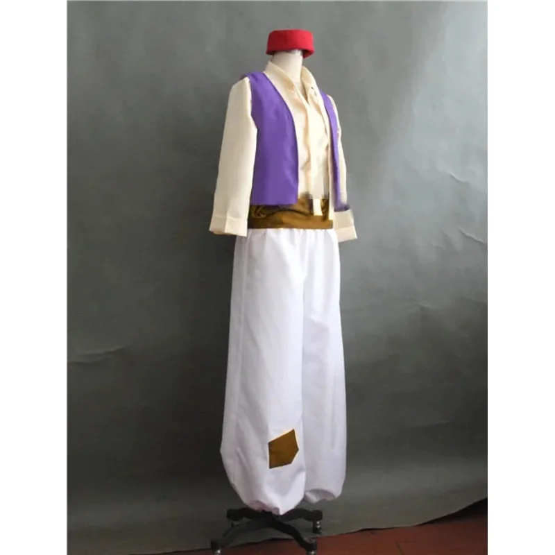 Anime Aladdin Halloween Erwachsene Männer Cosplay Kostüm Erwachsenen Prinz Cosplay Kostüm für Männer Aladdin Kostüme voller Satz Xs-3xl