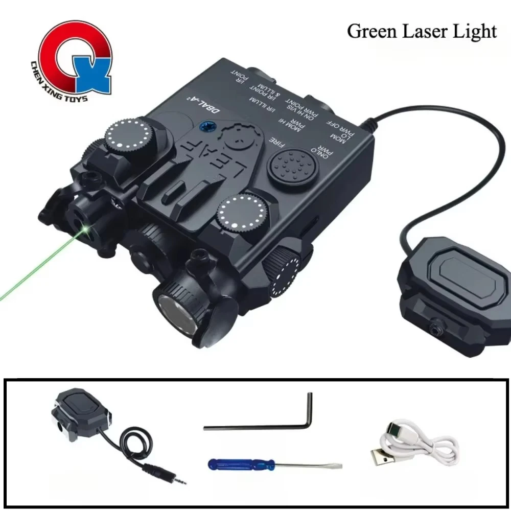 NONE DBAL-A2 Rot Grün IR Laser Anzeige Waffe Licht Taktische M600 Taschenlampe Jagd Optik Airsoft Zubehör Fit 20MM 5
