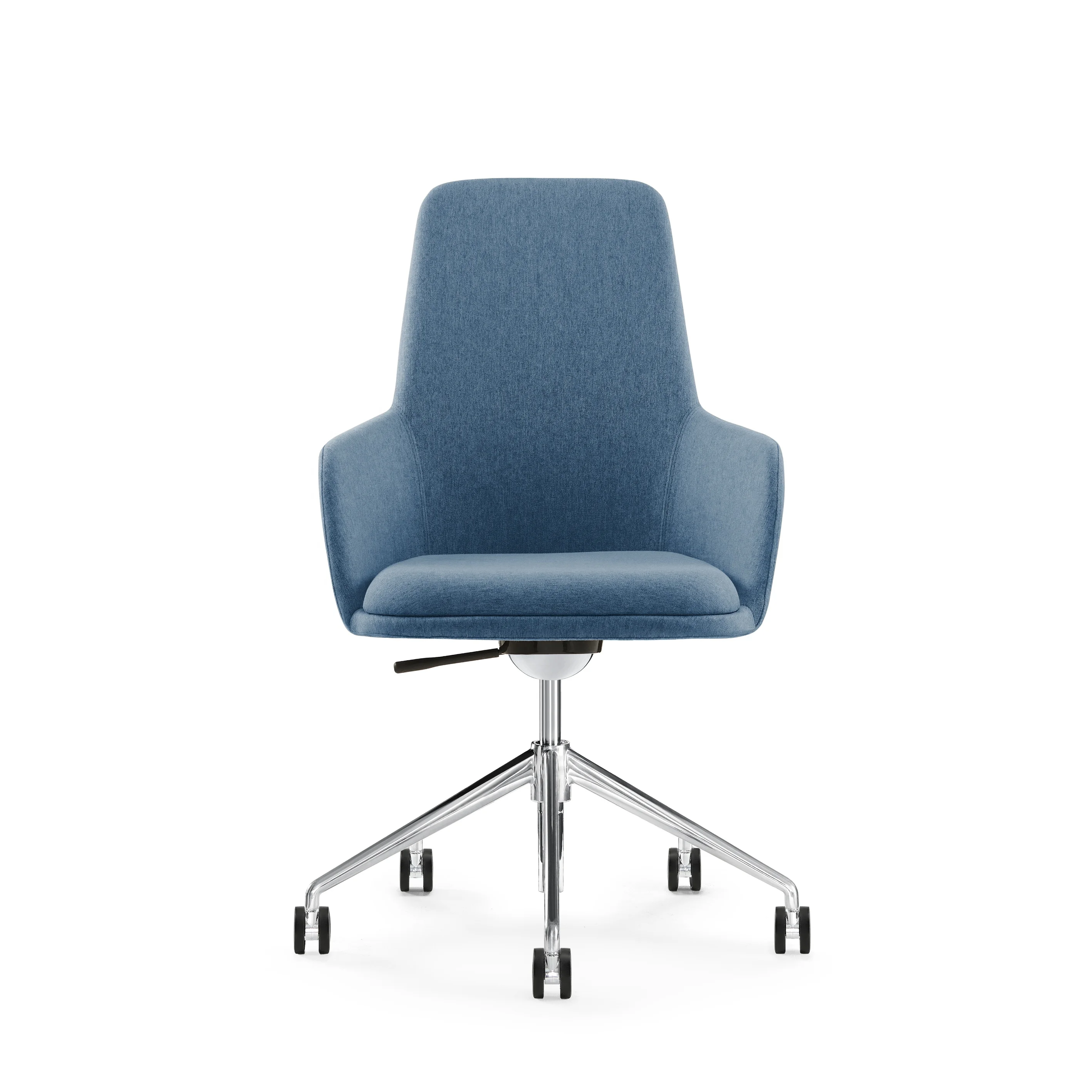 New Waiting Study High Quality Swivel Project Modern Designed Leather Office Dining Hotel Chair