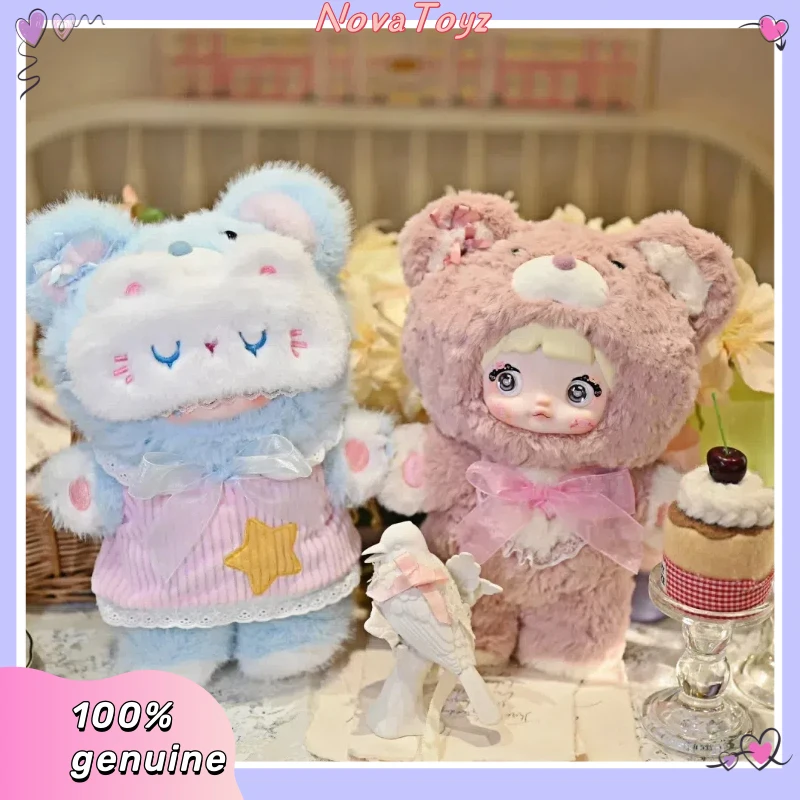 

Original 400% Nommi Blind Box Nommi Goodnight Bear Series Vinyl Face Nommi Doll Room Decoration Collection Doll Caja Ciega Gift