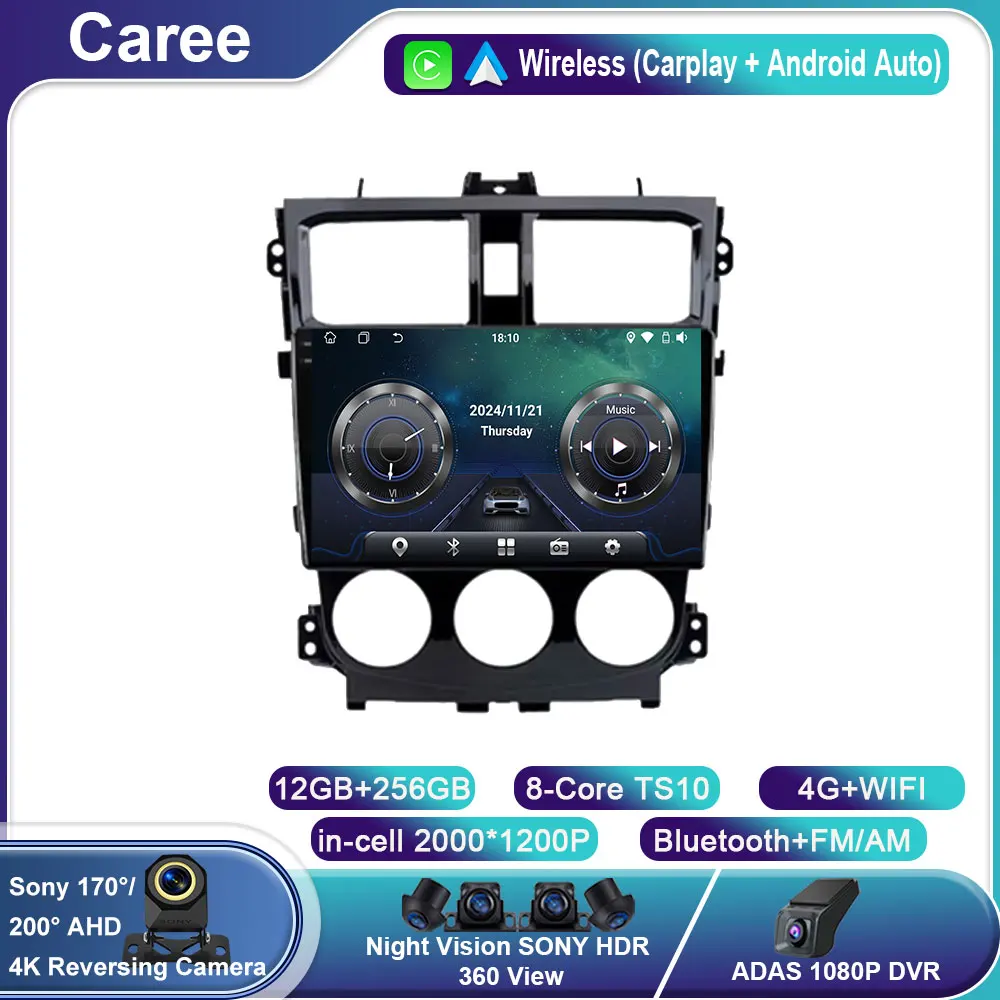 

Android 14 Car Radio DVD For Mitsubishi Colt Plus 2003 - 2018 Multimedia Video Player GPS 4G Navigation Stereo Head Unit No 2Din