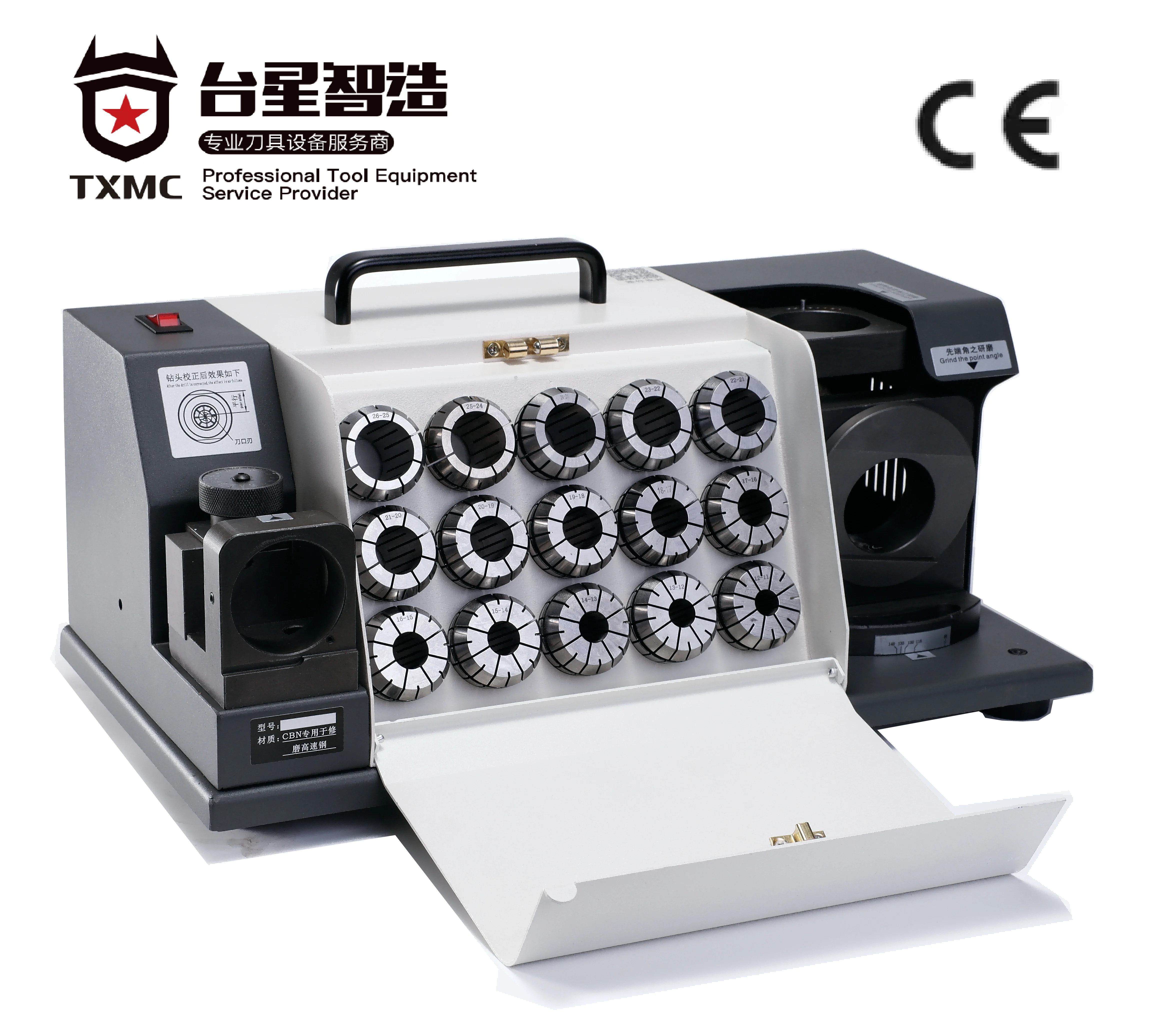 TXMC TX- Z26 12-26mm Portable Easy Operation High-speed Industrial Drill Bit Sharpener Grinding Machine