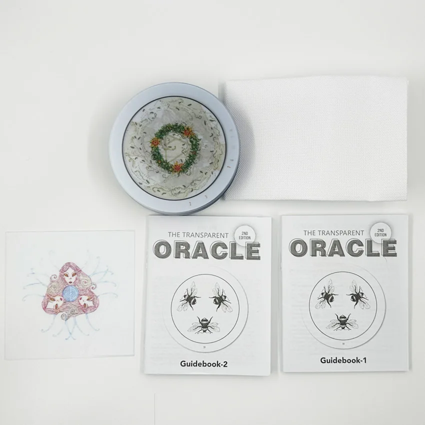 78 Cards The Transparent Oracle PVC Cards Paper Manual With White Cloth Card Games