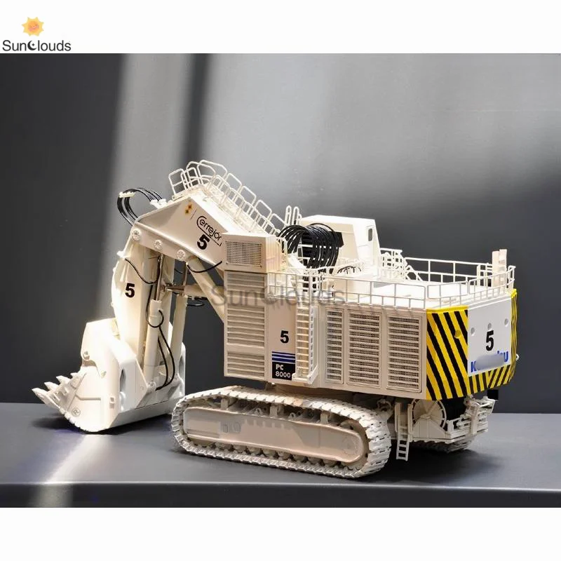 BYMO PC8000-6 For Komatsu mine excavator model Cerrejon cable version 25026/4 1:50 scale Die Cast Model Toy Car & Collection Gif