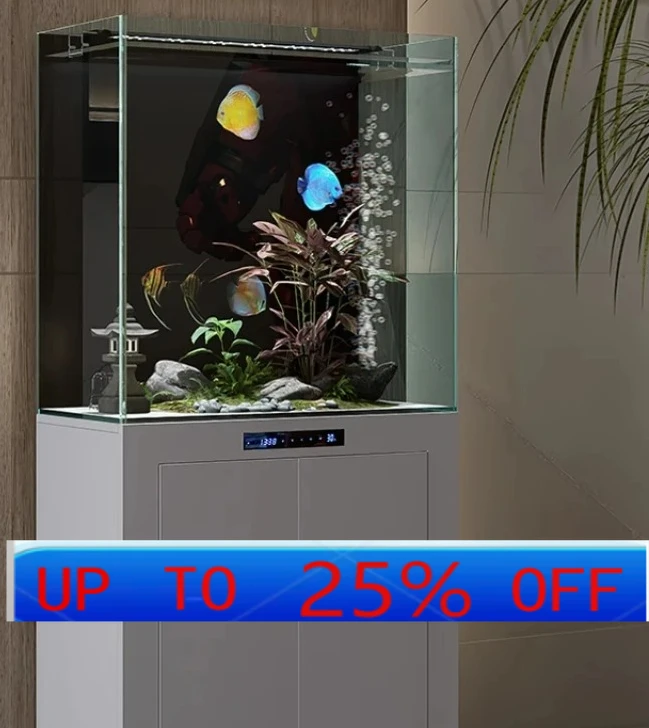 

LMM living room small floor-to-ceiling household self-circulation ecological water-free bottom filter aquarium