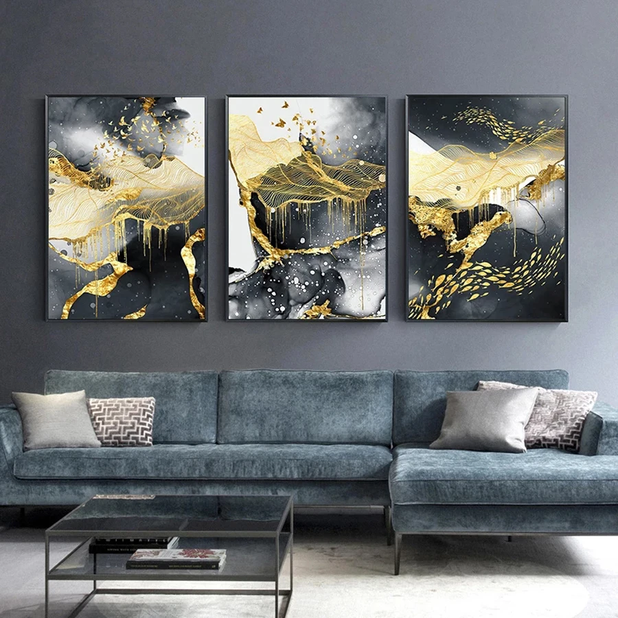 

Abstract Classic Poster Diamond Painting Diamond Embroidery Cross Stitch Golden Marble Luxury Rhinestone Full Mosaic Amazing Art