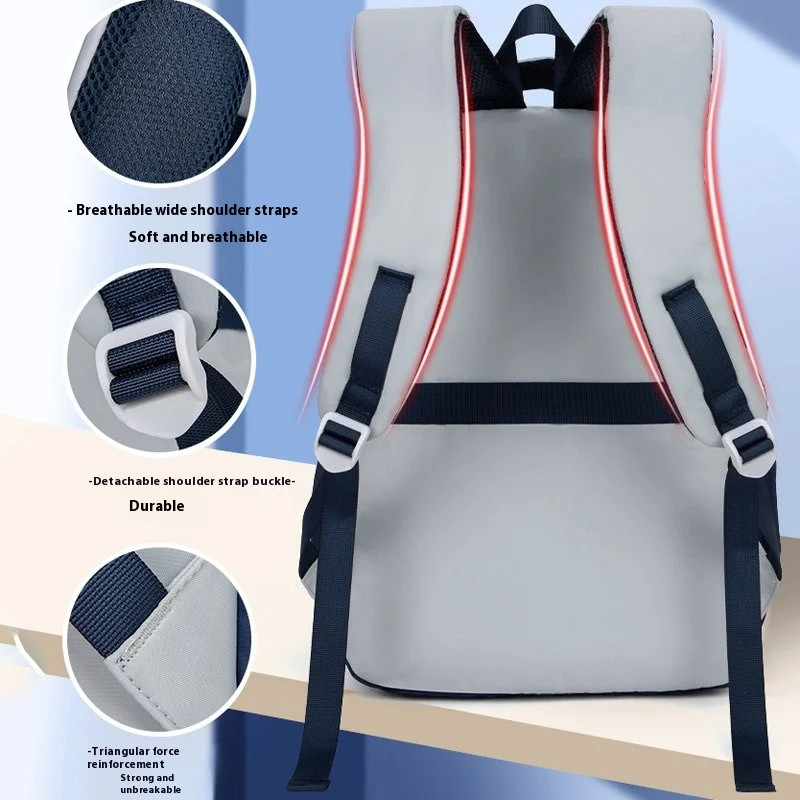 Backpack for junior high school girls and elementary school students, large capacity, high appearance, cute, versatile, lightwei