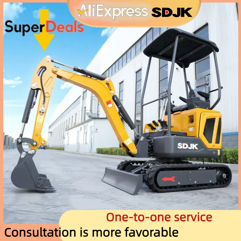 

HOT EURO 5 mini excavator 1 ton Supplier Fast delivery household Customizable crawler excavator for sale