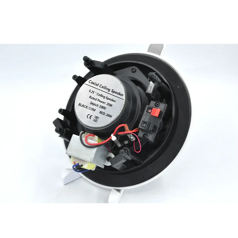 5-дюймовый потолочный динамик 10W HiFi стерео безрамный громкоговоритель система общего оповещения домашний кинотеатр фоновый музыкальный настенный громкоговоритель