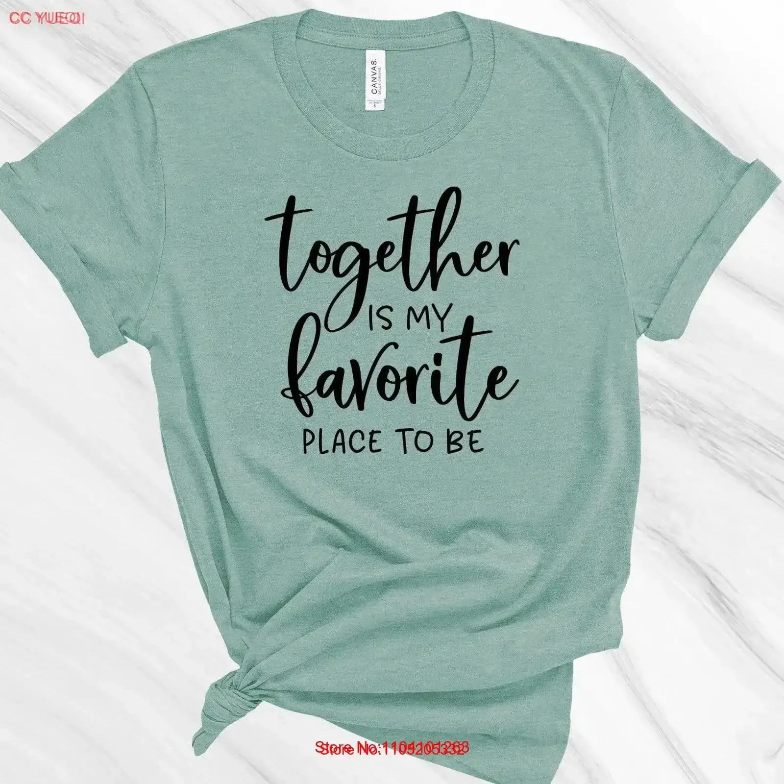 معًا هو المكان المفضل لدي، تي شيرت أحب حياتك، صديق ملهم أمي، عتيق مغسول قليلاً، أنيق ممتد