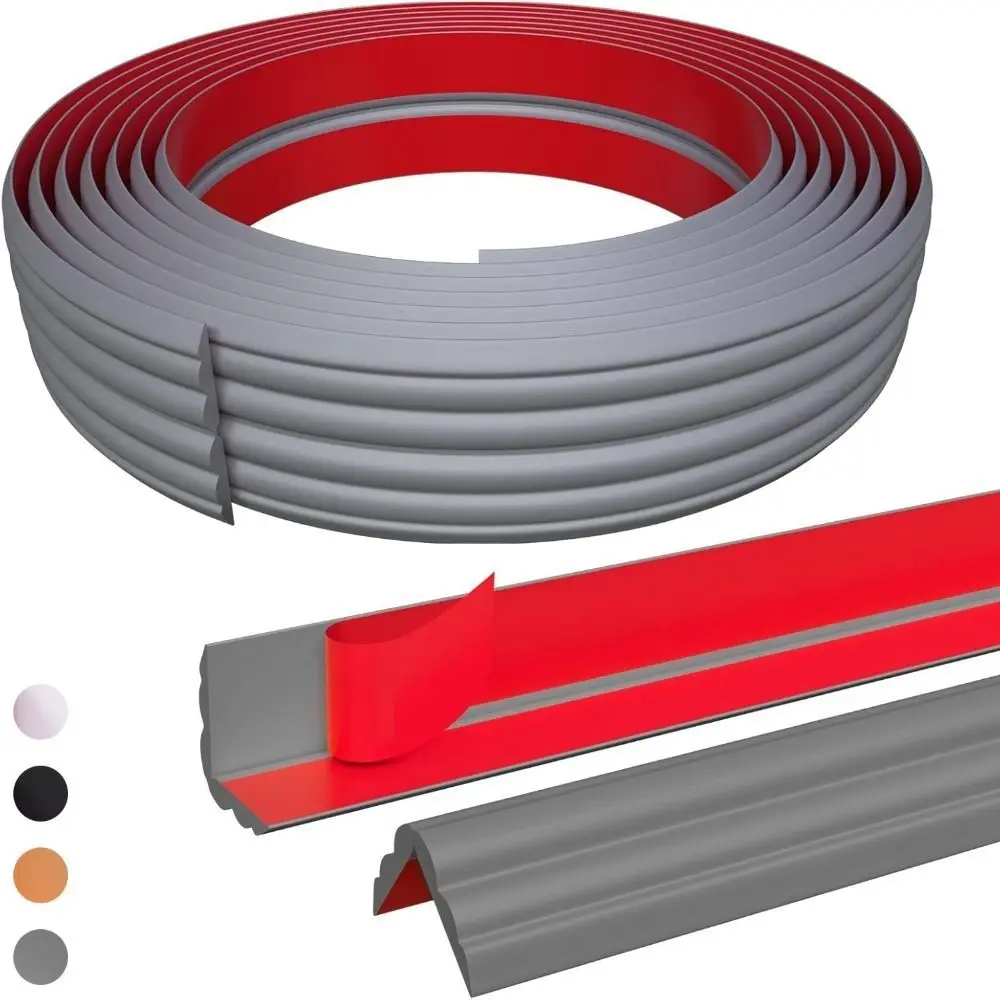 

High Quality 3m Corner Moulding Trim Anti Collision Safety Proofing PVC Peel and Stick Corner Guard Strip Inside Outside