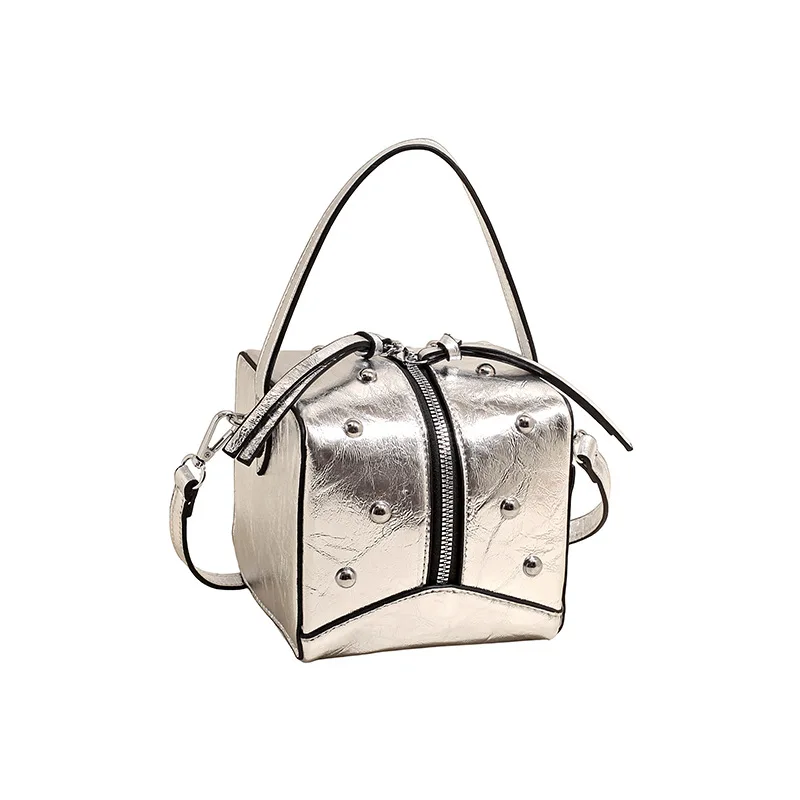 

Party Banquet Bag Handbag Versatile PU Handbag Crossbody Bag Box Bag for Women Handheld Small Bag Square Messenger Bag Gift