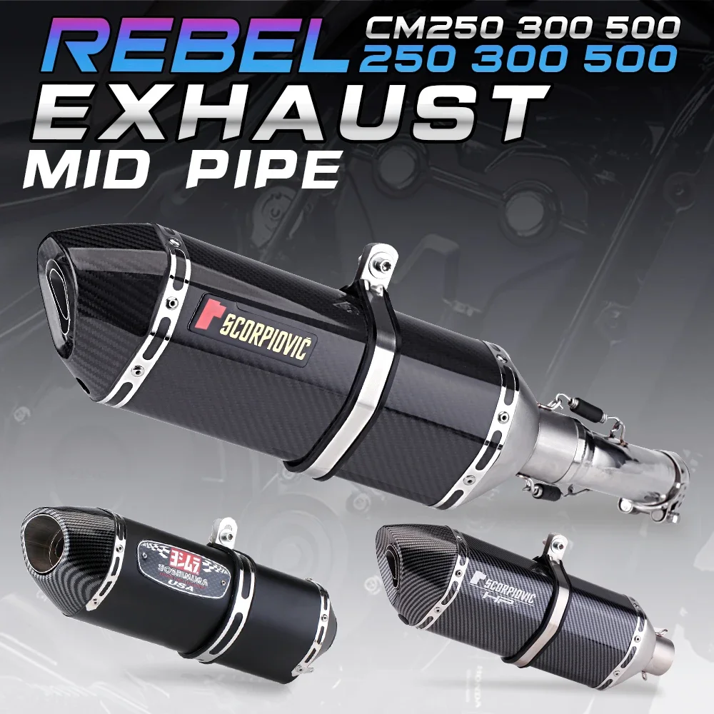 

FOR HONDA CM300 CM500 Motorcycle Racing Performance Exhaust Racing Line Original Location Motorcycle Muffler
