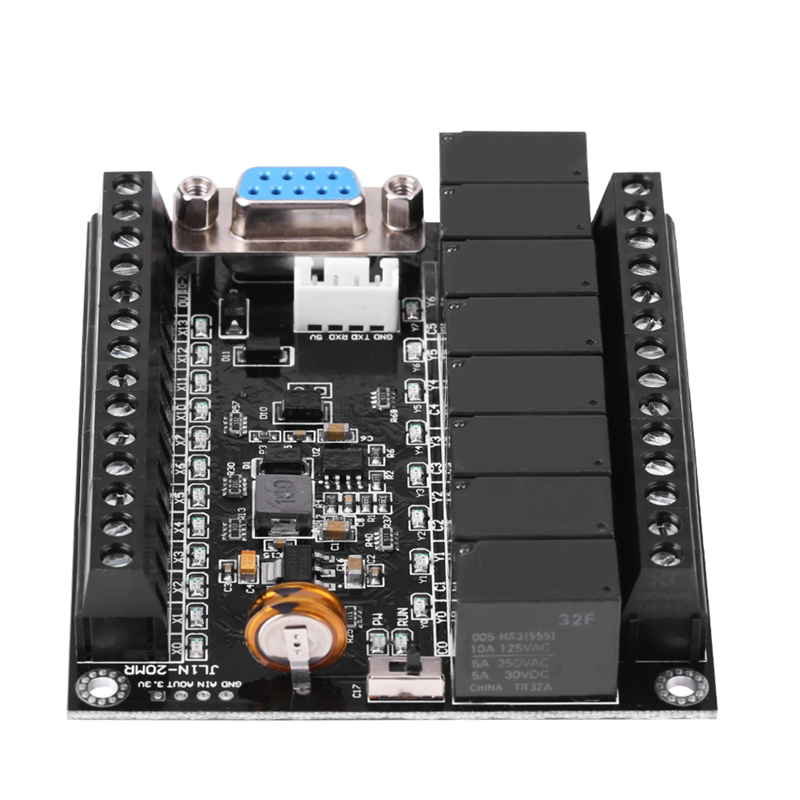 Regulador PLC DC 24V, placa de Control Industrial, controlador lógico programable, FX1N-20MR