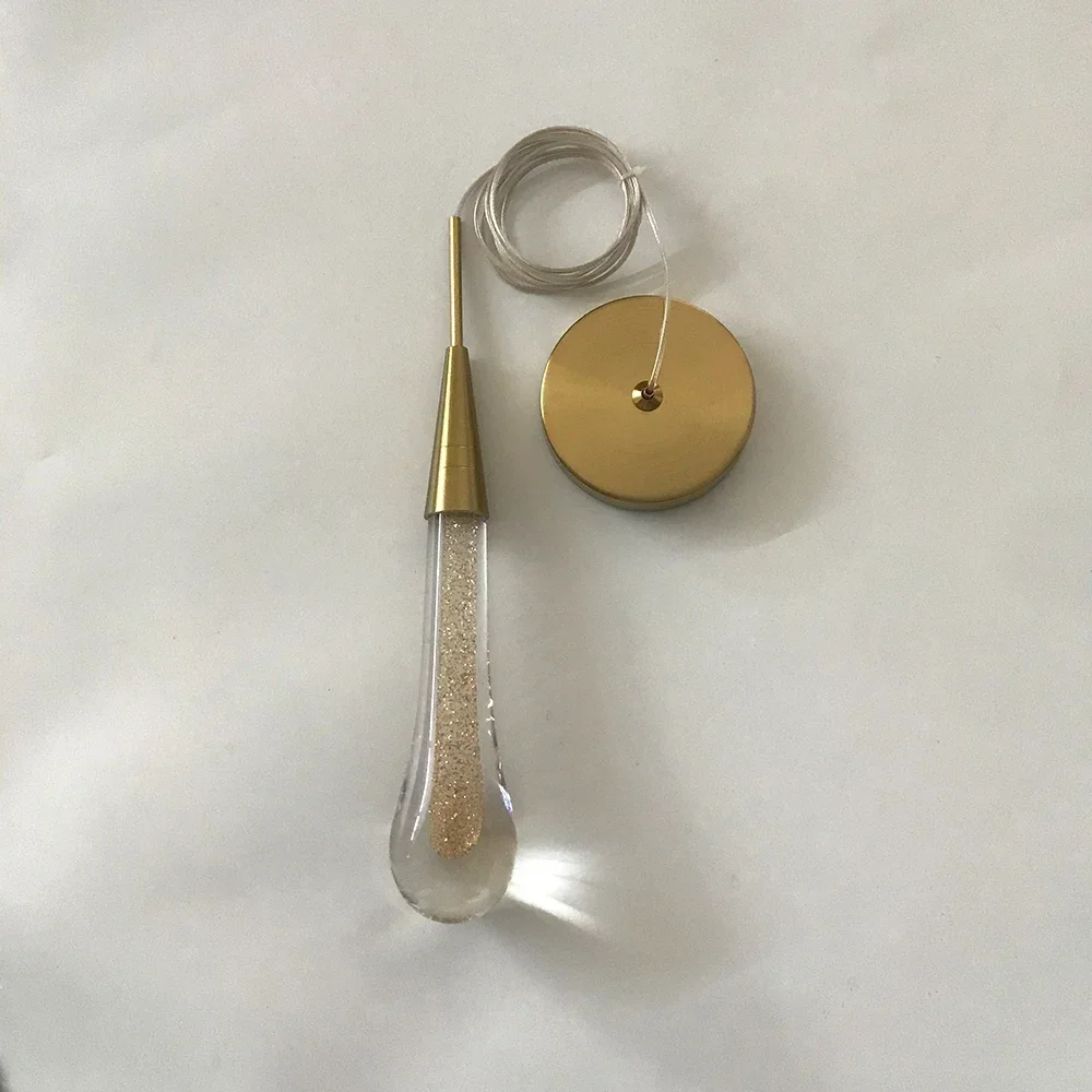 

Постмодернистские хрустальные настраиваемые стеклянные светодиодные подвесные светильники Hanglamp Drop Light Ресторан Бар Лампа Лестничные светильники