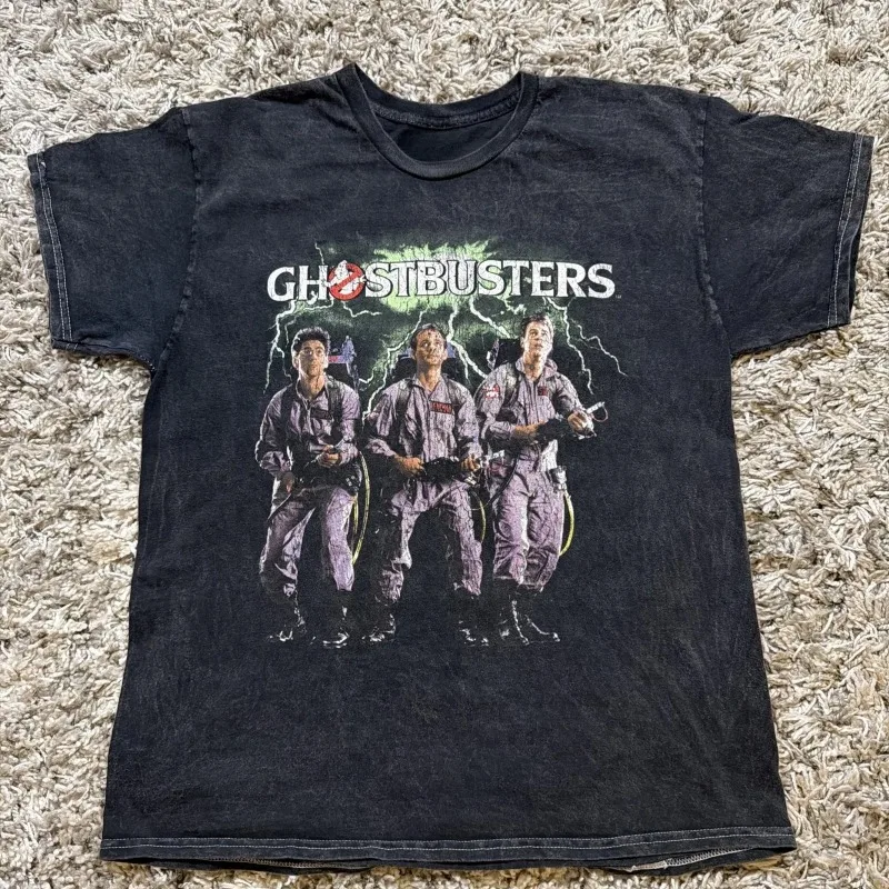Ghostbusters T-shirt, Video Games, Movies, Men's T-shirt, All Season New, Suitable for Both Men and Women, High Street T-shirt