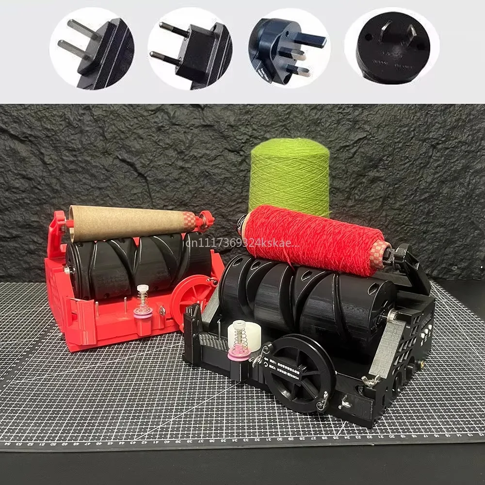 Professional Mini Yarn Winder with Length Calculator & Weight Detection Desktop Electric Yarn Rewinder for Precision Winding