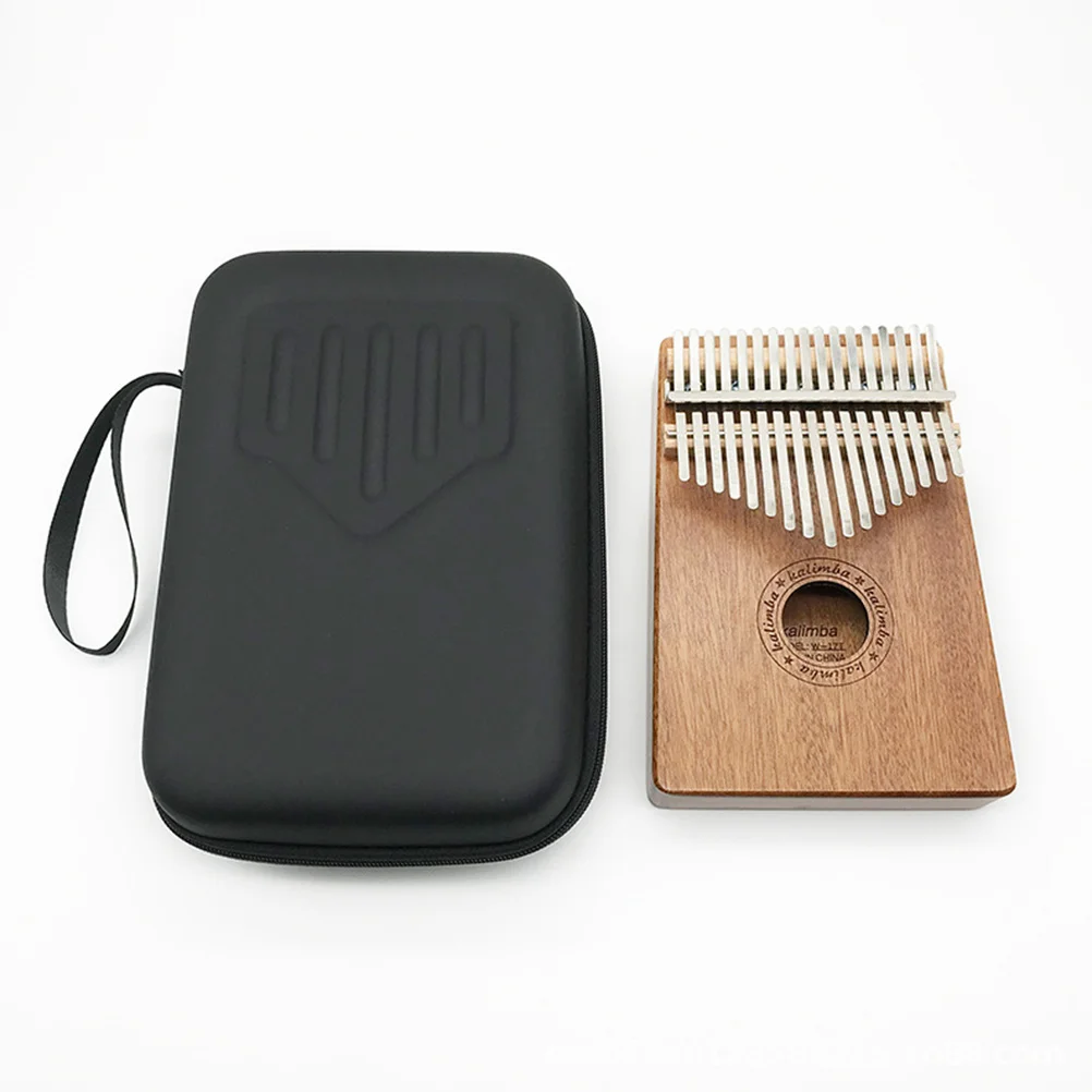 Tragbare Kalimba-Tasche, Behälter, multifunktional, Daumenklavier-Box, Tasche für Anfänger, Musikliebhaber, Spieler, niedliches Instrumentenzubehör