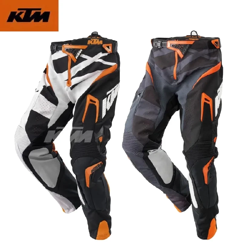 

2025 KTM Racing Motocross Pants Men BMX ATV Dirt Bike Offroad Motorcycle Rally Pants 600D Oxford Wear Resistant MX Racing Pants