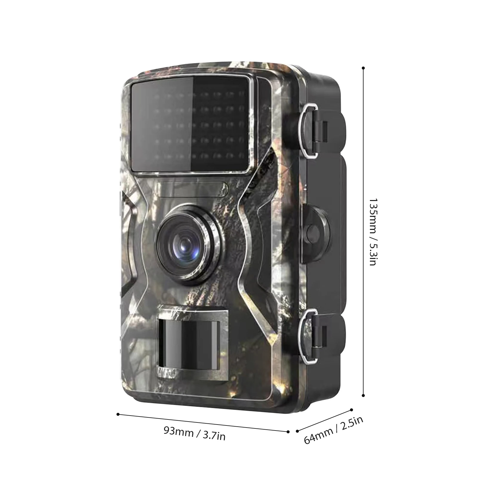 Hunting Camera 1080P Hunting Camera 2.0in LCD 16MP Infrared Night Vision Mobile Monitoring IP66 Waterproof Trail Camera