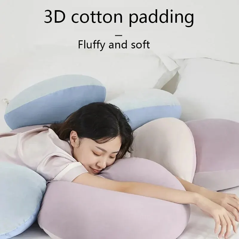 1 Stück, einfarbiger runder Kissen bezug für Wohnkultur-50cm * 50cm-perfekt für Schlafzimmer, Wohnzimmer – Detail 3