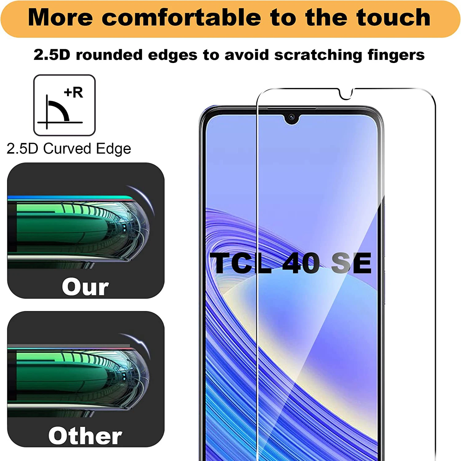 For TCL 30 SE 30XL 30XE 40 SE 405 408 40X 40XL 40XE,2/4Pcs Tempered Glass 9H Screen Protector