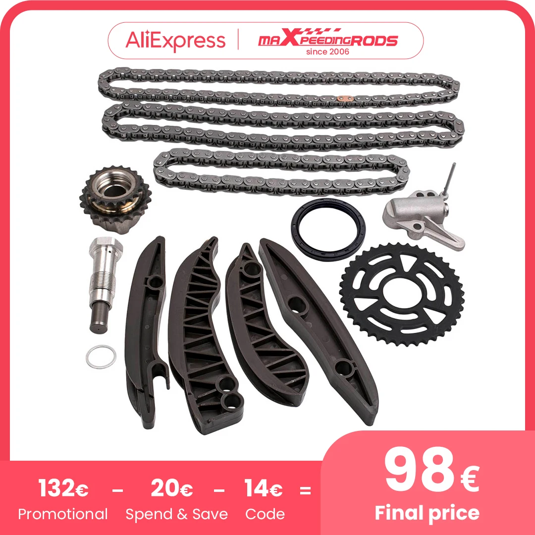 Diesel Timing Chain Kit for BMW 3 4 5 F30 F31 F32 F34 E60 E61 F10 F11 F25 N47 N57 2.0 118d 120d 123d 316d 318d 320d 518d 520d