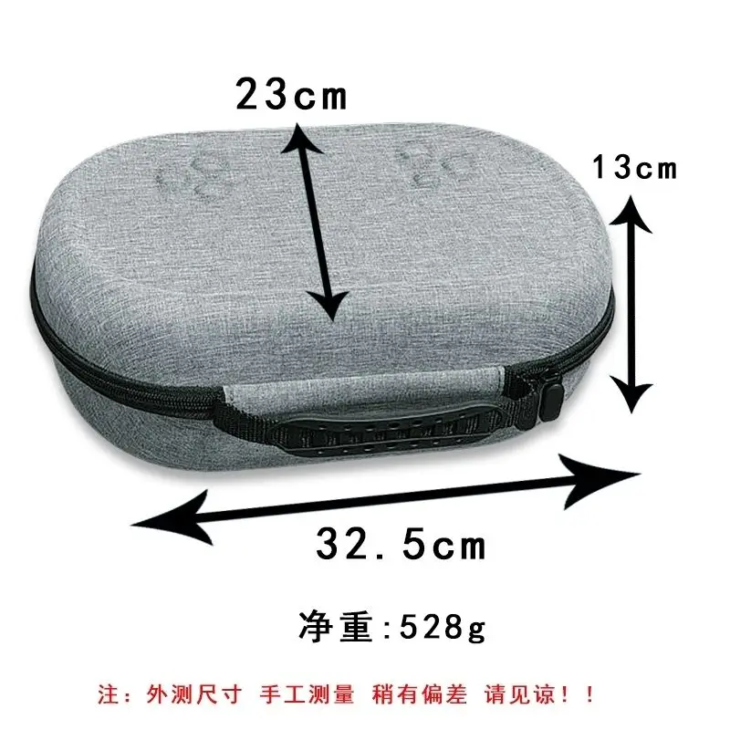 Carry Case For Meta (Quest 3S) Built-In Mesh Pocket Holds Tiny Attachments Separately And Prevents Messy Scratching Among Stored