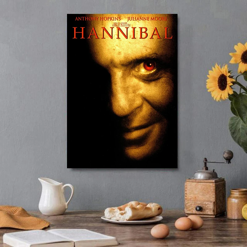 Horror TV Series Hannibal Posters Movie Wall Art Picture Canvas Painting Prints for Bar Club Bedroom Home Decoration