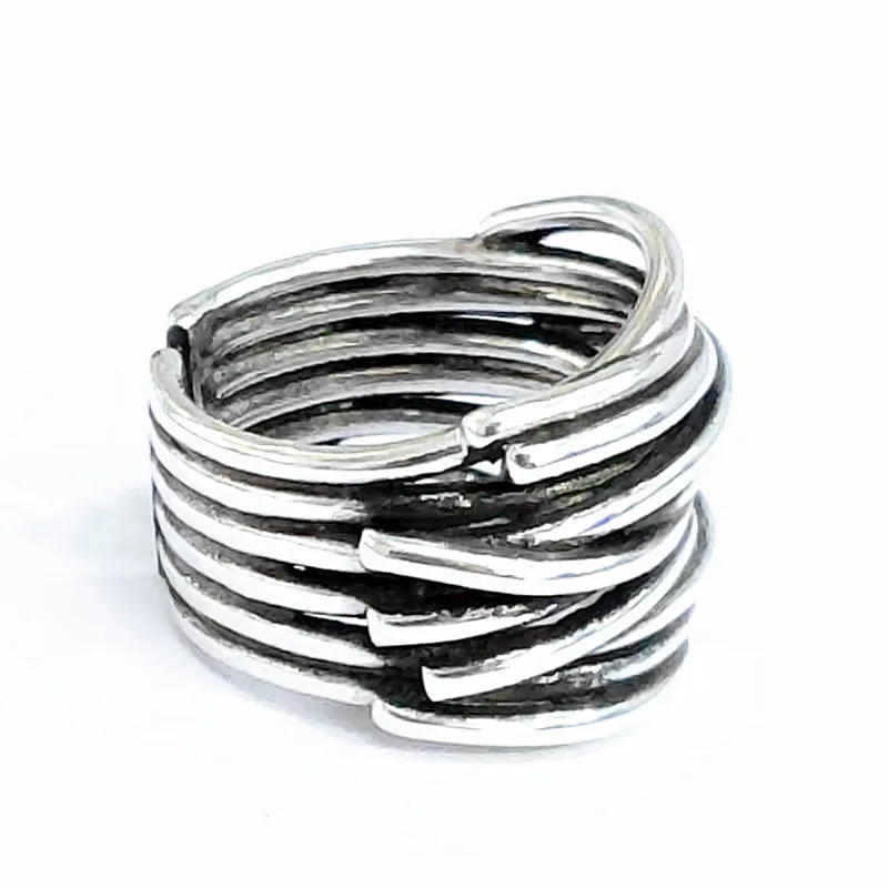 925 Sterling Silver Winding Irregular Rings For Women Luxury Jewelry Accessories Wholesale  Envío Gratis Jewellery