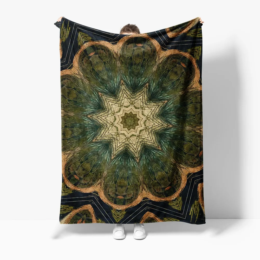 

Винтажное гобеленовое одеяло с шестигранной звездой и пейсли, чехол для дивана-кровати, декоративный ковер для домашнего декора