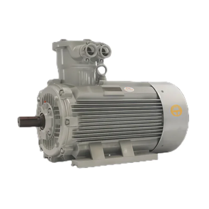 มอเตอร์ไฟฟ้ากระแสสลับแรงดันต่ำ 4P ป้องกันการระเบิด สำหรับการแปรรูปอาหารในภาคสนาม และการใช้งานที่ต้องการป้องกันการระเบิดจากฝุ่น