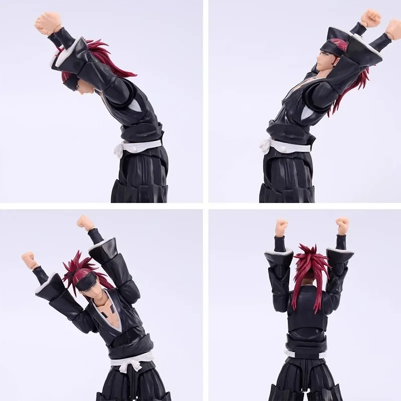 In Stock Genuine Bandai S.H.Figuarts SHF Anime BLEACH Abarai Renji Model Anime Action Figure Model Toys Collection Doll Gifts