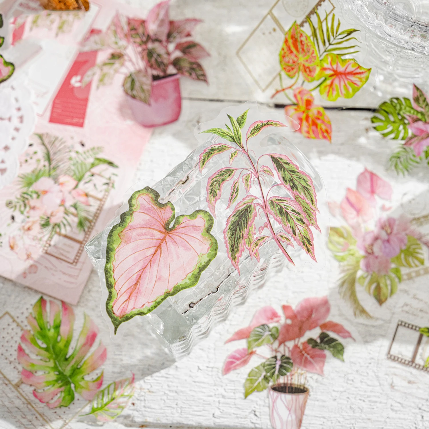 

Серия Green Plant Workshop, винтажный пейзаж, наклейка для домашних животных, креативный материал для журнала «сделай сам», коллаж, скрапбук, канцелярские принадлежности